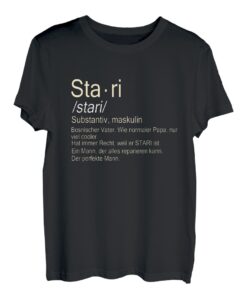 Herren Stari - Bosnischer Vater T-Shirt