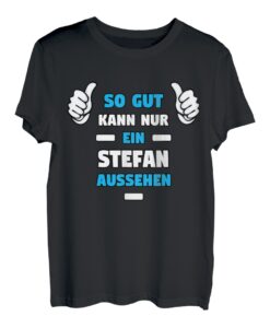 Herren STEFAN TShirt Vorname Name Spruch Lustig Fun T-Shirt