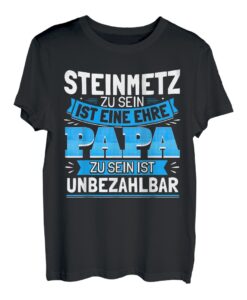 Herren Steinmetz Papa Geschenk Vati Sohn Tochter Daddy Shirt