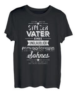 Herren Stolzer Vater eines fantastischen Sohnes T-Shirt