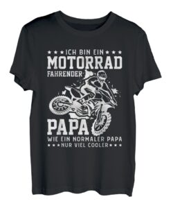 Herren Supercross Papa Spruch Enduro Motorrad Motocross Vater T-Shirt