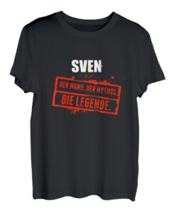 Herren Sven Name Lustiger Spruch Vorname Geschenk T-Shirt