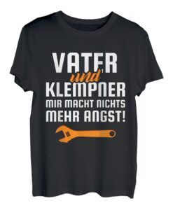 Herren T-Shirt Handwerker Klempner und Vater Papa Spruch Vatertag T-Shirt