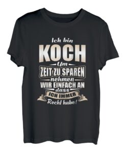Herren T-Shirt Koch Beruf kochen Küche Chef Geschenk Spruch T-Shirt