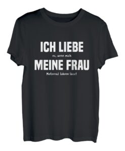 Herren T-Shirt Motorrad Motorradfahrer Fahrer Mann Geschenk Spruch T-Shirt