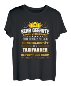 Herren Taxifahrer Lustiges Geschenk für Chauffeur Taxi Fahren T-Shirt