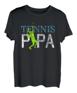 Herren Tennis Papa Lustig Vater Papi Vatertag Geschenk-Idee T-Shirt