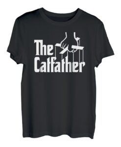 Herren The Catfather Katzenvater T-Shirt
