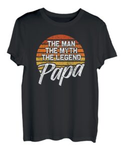 Herren The Man The Myth The Legend Papa Vatertag Vater Dad Geschenk T-Shirt