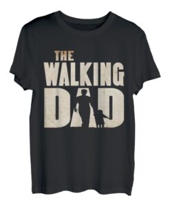 Herren The Walking Dad Papa Nachwuchs Vatertag Lustiges T-Shirt