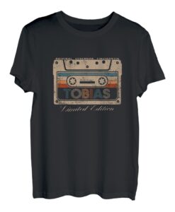 Herren Tobias Limited Edition Retro Kassette T-Shirt
