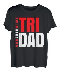 Herren Triathlon Dad I Geschenk Vater Triathlet Papa T-Shirt