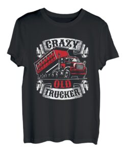 Herren Trucker Verrückt Fahrer Brummifahrer - Lkw Lastwagenfahrer T-Shirt