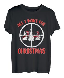 Herren Ugly Christmas Shirt für Männer Papa Jäger Jagd Hirsch Liebhaber T-Shirt