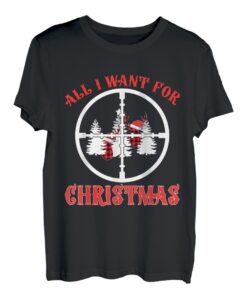 Herren Ugly Christmas Shirt für Männer Papa Jäger Jagd Hirsch Liebhaber T-Shirt