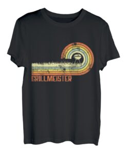 Herren Vater Grillmeister Papa Grillschürze Lustig Grillen Vatertag T-Shirt