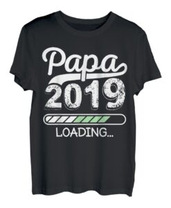 Herren Vater Loading 2019 Shirt Werdender Papa Geschenk