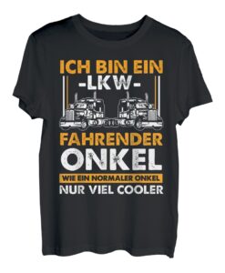 Herren Vatertag Geschenk für LKW Fahrer Onkel Geburtstag T-Shirt