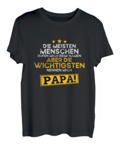 Herren Vatertag Herren Männer Die wichtigsten nennen mich Papa Fun T-Shirt