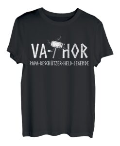Herren Vatertag Herrentaggeschenk Papa Held Legende Va-thor T-Shirt