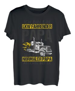 Herren Vatertag LKW Fahrer Bester Papa Papi Vater Familie Eltern T-Shirt