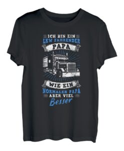 Herren Vatertag LKW Fahrer Bester Papa Papi Vater LKW-Fan T-Shirt