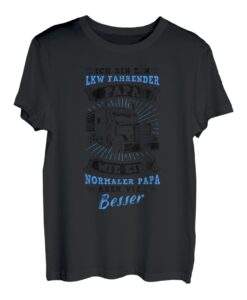 Herren Vatertag LKW Fahrer Bester Papa Papi Vater LKW-Fan T-Shirt