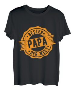 Herren Vatertag Retro - Bester Papa der Welt Vatertagsgeschenk T-Shirt