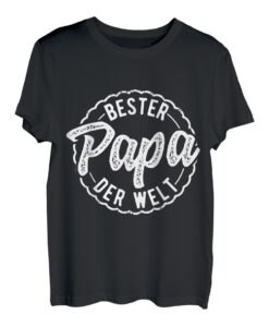 Herren Vatertag Retro - Bester Papa der Welt Vatertagsgeschenk T-Shirt