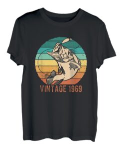Herren Vintage 1969 Angler 54 Jahre alt 54. Geburtstag T-Shirt