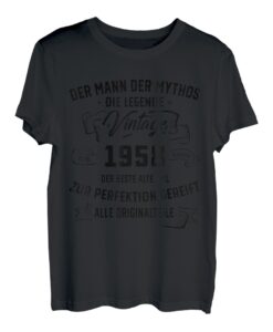 Herren Vintage Der Mann Mythos Die Legende Hapfox T-Shirt