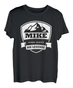 Herren Vorname Mike Der Mann Der Mythos Die Legende Sprüche T-Shirt