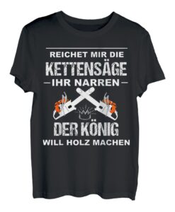 Herren Waldarbeiter Holzfäller Outfit Forstwirt Fun Idee T-Shirt