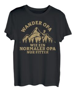 Herren Wander Opa Fitter Lustiges Wander T-Shirt