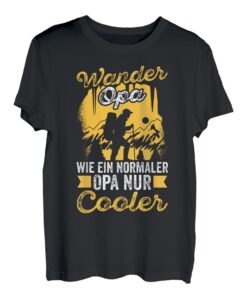 Herren Wander Opas Sind Cooler Lustiges Wander T-Shirt