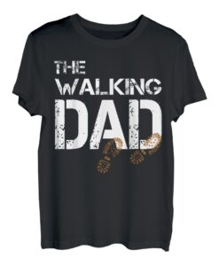 Herren Wanderer Wandern The Walking Dad Spazieren Bergliebe T-Shirt