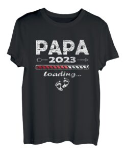 Herren Werdende Papa Geschenk für werdende Vater Papa 2023 Loading T-Shirt