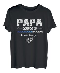 Herren Werdende Papa Geschenk für werdende Vater Papa 2023 Loading T-Shirt