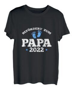 Herren Werdender Papa 2022 Schwangerschaft Verkündung T-Shirt