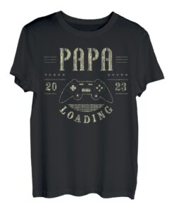 Herren Werdender Papa 2023, Game Controller, Baby Ankündigung 2023 T-Shirt