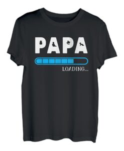 Herren Werdender Vater Papa 2020 Loading T-Shirt
