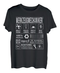 Herren Werkzeugmechaniker Lustiger Spruch Humor T-Shirt