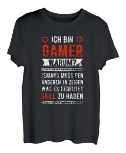 Herren Zocker Geschenk Gamer lustiger Pc Gaming Spruch Geschenk T-Shirt