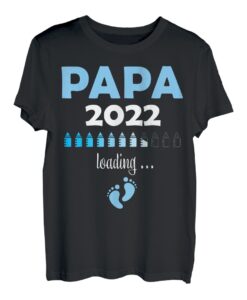 Herren Zukünftiger Papa 2022 Schwangerschaft Werdender Vater Junge T-Shirt