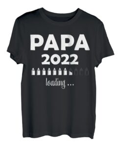 Herren Zukünftiger Papa 2022 Schwangerschaft Werdender Vater T-Shirt