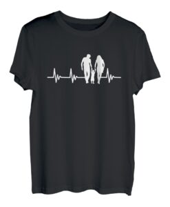 Herzschlag Familie Puls EKG T-Shirt