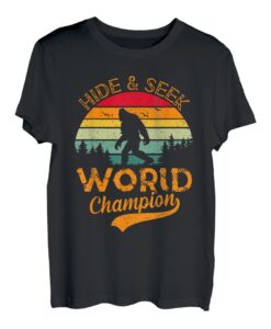Hide and Seek Naturburschen Wanderer lustig Wanderlust T-Shirt