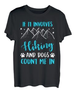 Hiking Hundefan Wanderer Bergfan Bergsteiger Wanderlust T-Shirt