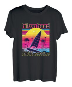 Hilton Head Retro 80er Jahre Style Souvenir Beach T-Shirt