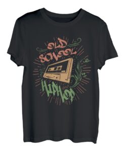 Hip-Hop-Graffiti-Stil der alten Schule der 90er Jahre Hip Hop T-Shirt
